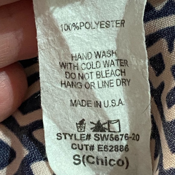 Yahada Navy &‎ Pink Shift Dress - Picture 6 of 6